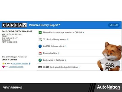 Used 2016 Chevrolet Camaro LT w/ RS Package