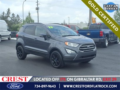 Certified 2022 Ford EcoSport SE w/ SE Convenience Package