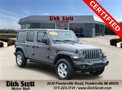 Certified 2020 Jeep Wrangler Unlimited Sport S