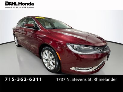Used 2015 Chrysler 200 C w/ Navigation & Sound Group I