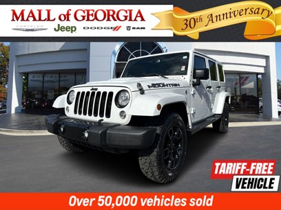 Used 2017 Jeep Wrangler Unlimited Sahara
