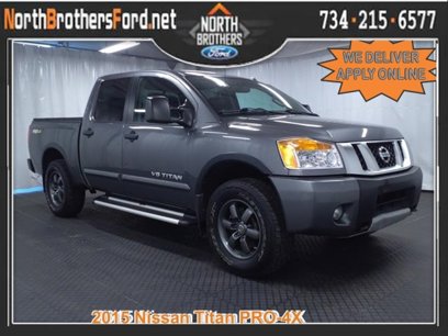 Used 2015 Nissan Titan PRO-4X w/ Pro-4x Luxury Package