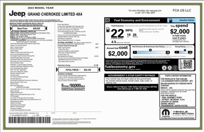 Used 2023 Jeep Grand Cherokee Limited w/ Black Appearance Package