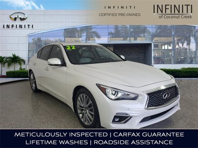 Certified 2022 INFINITI Q50 Luxe w/ Cargo Package