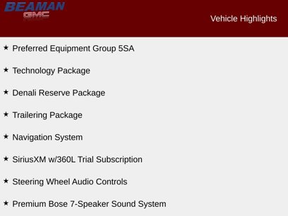 New 2025 GMC Sierra 1500 Denali w/ Denali Reserve Package