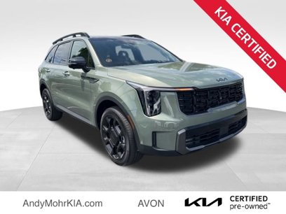 Certified 2025 Kia Sorento SX Prestige w/ Olive Brown Leather Package