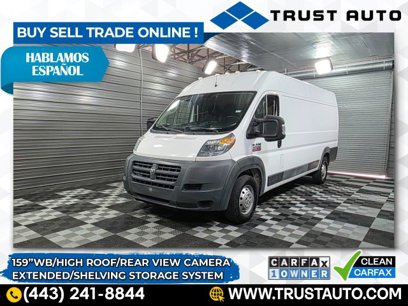 Used 2018 RAM ProMaster 3500