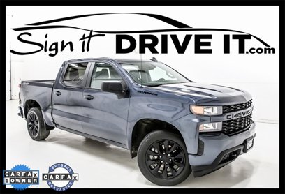 Used 2021 Chevrolet Silverado 1500 Custom w/ LPO, Dark Essentials Package