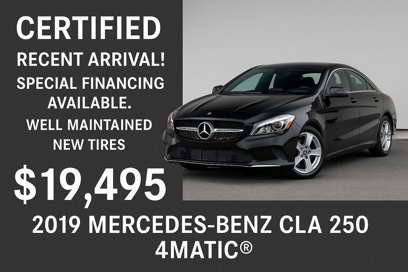 Used 2019 Mercedes-Benz CLA 250 4MATIC