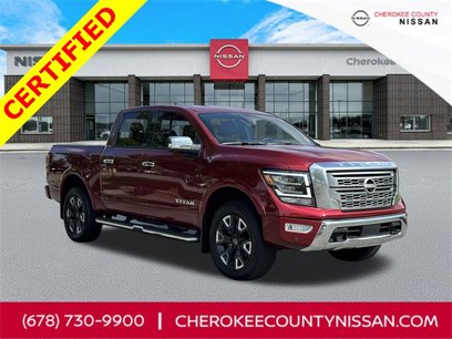 Certified 2023 Nissan Titan Platinum Reserve w/ Off Road Protection Package