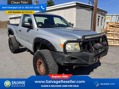 Used 2008 Toyota Tacoma 4x4 Regular Cab
