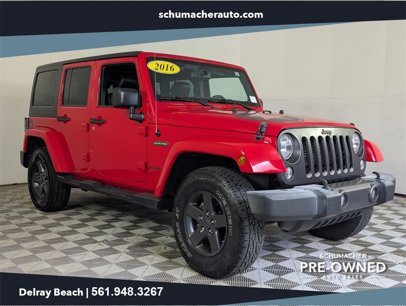 Used 2016 Jeep Wrangler Unlimited Sport