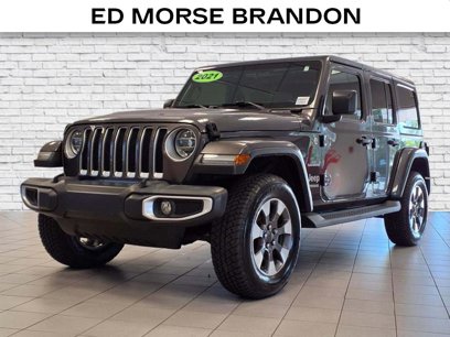 Used 2021 Jeep Wrangler Unlimited Sahara w/ LED Lighting Group