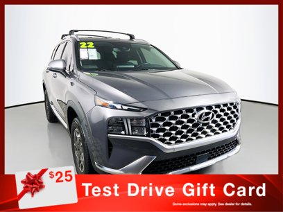 Used 2022 Hyundai Santa Fe Blue