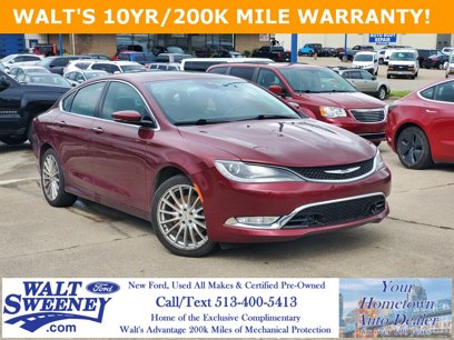 Used 2015 Chrysler 200 C w/ Navigation & Sound Group I