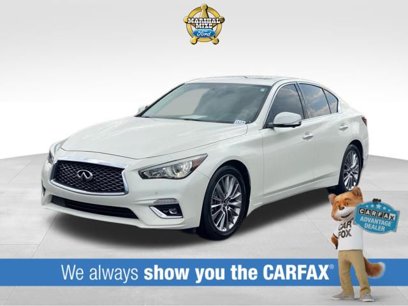 Used 2022 INFINITI Q50 Luxe w/ Cargo Package