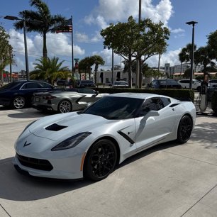 Used 2019 Chevrolet Corvette Stingray Coupe w/ Carbon Flash Badge Package