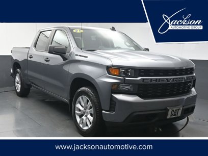 Used 2021 Chevrolet Silverado 1500 Custom w/ LPO, Dark Essentials Package
