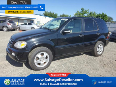 Used 2002 Mercedes-Benz ML 320 4MATIC