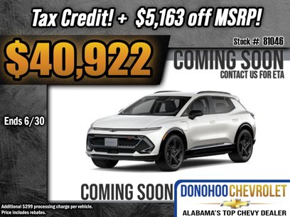 New 2025 Chevrolet Equinox EV RS