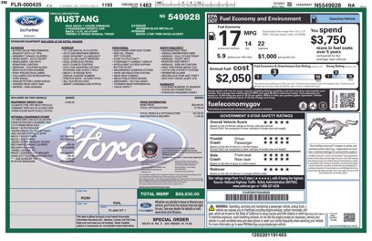Used 2022 Ford Mustang Mach 1 w/ Equipment Group 700A