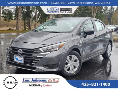 New 2025 Nissan Versa S w/ Trunk Package