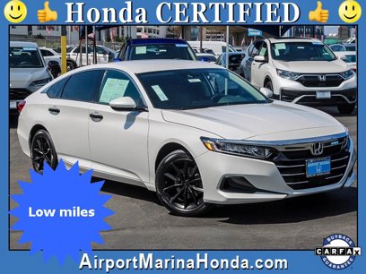 Certified 2021 Honda Accord LX