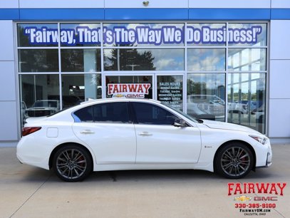Used 2019 INFINITI Q50 Red Sport 400 w/ Carbon Fiber Package