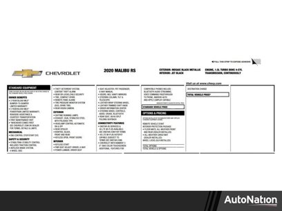 Used 2020 Chevrolet Malibu RS