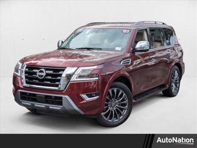 Used 2021 Nissan Armada Platinum w/ Captain's Chairs Package