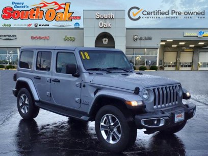 Certified 2018 Jeep Wrangler Unlimited Sahara