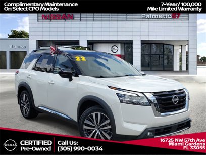 Certified 2022 Nissan Pathfinder Platinum w/ Cargo Package