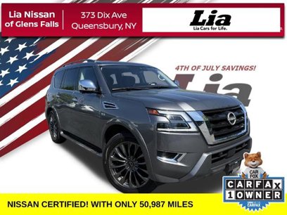 Certified 2022 Nissan Armada Platinum w/ Captain's Chairs Package