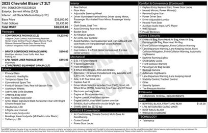 New 2025 Chevrolet Blazer LT w/ Convenience Package