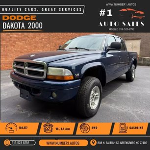 Used 2000 Dodge Dakota 4x4 Quad Cab