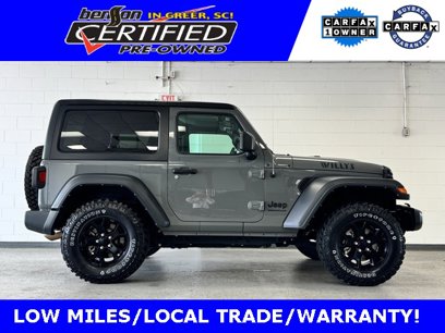 Certified 2021 Jeep Wrangler Willys