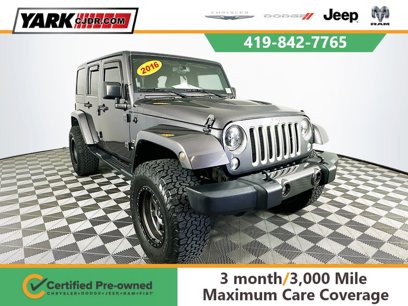 Certified 2016 Jeep Wrangler Unlimited Sahara w/ Connectivity Group