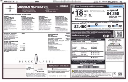 Used 2023 Lincoln Navigator Black Label