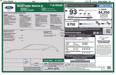 Used 2023 Ford Mustang Mach-E Select
