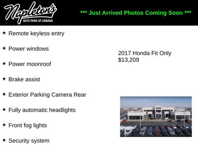 Used 2017 Honda Fit EX