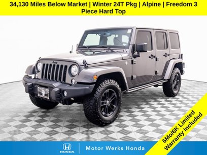 Used 2017 Jeep Wrangler Unlimited Sahara