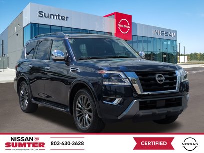 Certified 2024 Nissan Armada Platinum w/ Captain's Chairs Package
