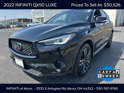 Used 2022 INFINITI QX50 Luxe w/ Appearance Package