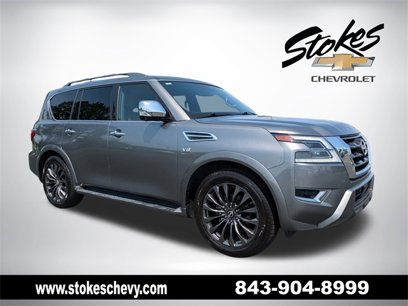 Used 2022 Nissan Armada Platinum w/ Captain's Chairs Package