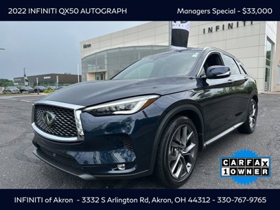 Certified 2022 INFINITI QX50 Autograph