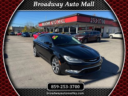 Used 2015 Chrysler 200 C w/ Navigation & Sound Group I