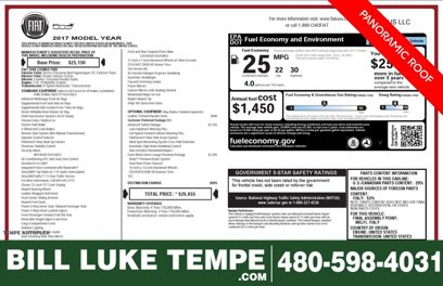 Used 2017 FIAT 500X Lounge w/ Lounge Premium Package (FWD)