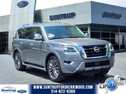 Used 2021 Nissan Armada Platinum w/ Captain's Chairs Package