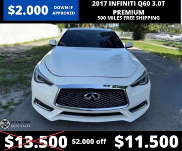 Used 2017 INFINITI Q60 3.0t