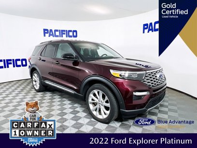 Certified 2022 Ford Explorer Platinum w/ Equipment Group 601A